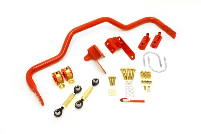 BMR Suspension XSB002R, 82-02 3rd Gen F-Body w/ 2.75in Axles Rear Hollow 1.375in Xtreme Anti-Roll Kit - Red