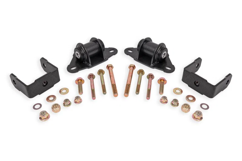 BMR Suspension TM571H, 14-19 Chevrolet Corvette Transmission/Differential Mount - Black Hammertone