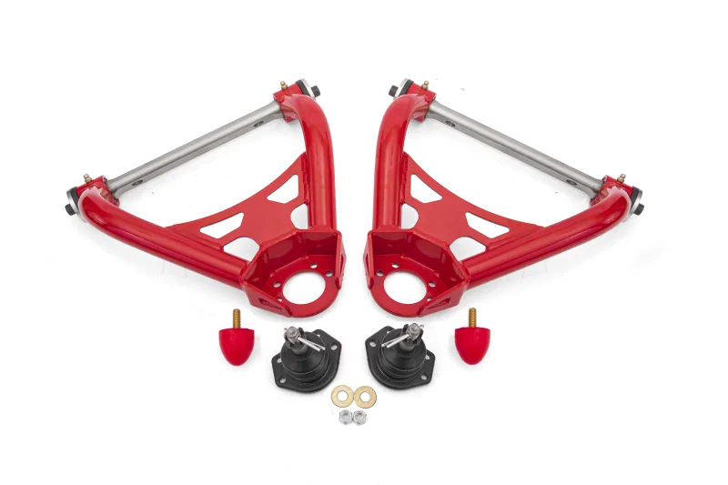 BMR Suspension AAU401R, 64-72 A-Body Non-Adj Upper A-Arms (Polyurethane) - Red