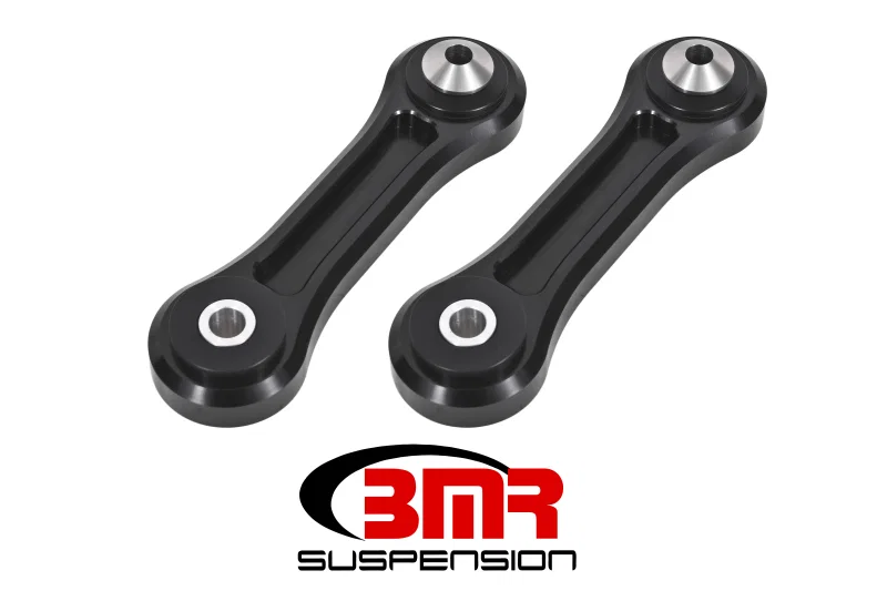BMR Suspension TCA047, 15-17 S550 Mustang Rear Lower Control Arms Vertical Link (Delrin) - Black