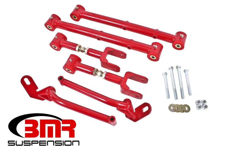 BMR Suspension RSK028R, 78-87 G-Body Adj. Rear Suspension Kit - Red