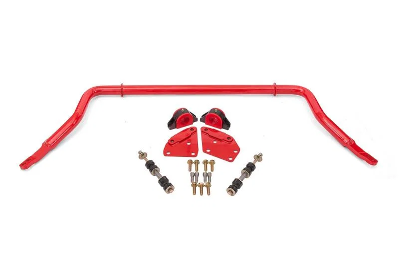BMR Suspension SB334R, 82-92 Chevrolet Camaro / Pontiac Firebird Sway Bar Kit Front Hollow 38mm Adjustable - Red