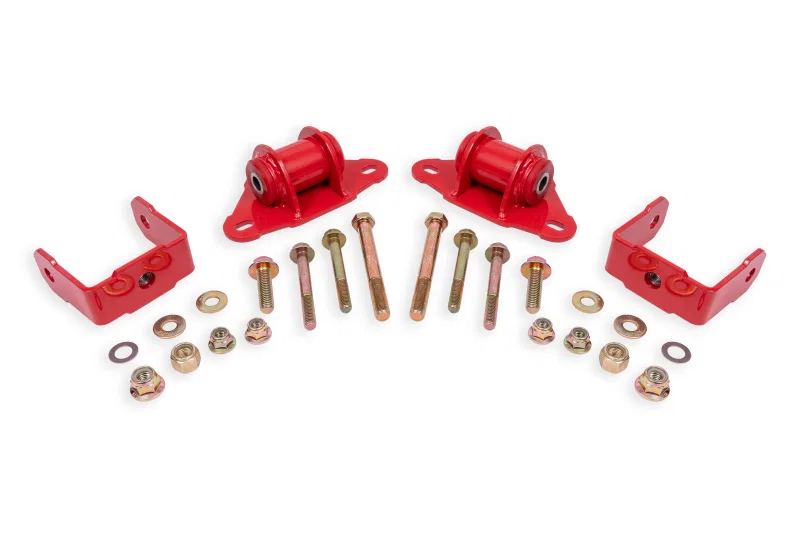 BMR Suspension TM570R, 14-19 Chevrolet Corvette Polyurethane Transmission/Differential Mount - Red