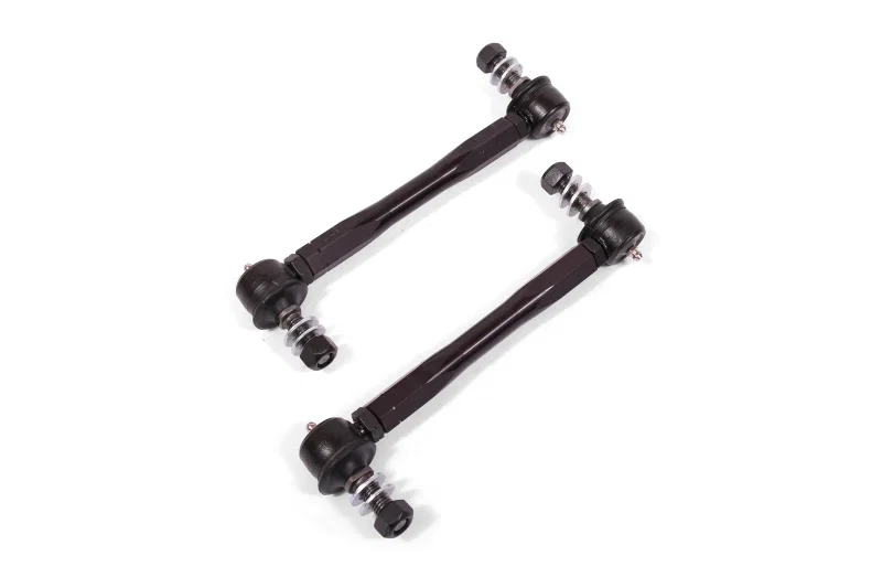 BMR Suspension ELK013, 15-17 S550 Mustang Front Sway Bar End Link Kit - Black