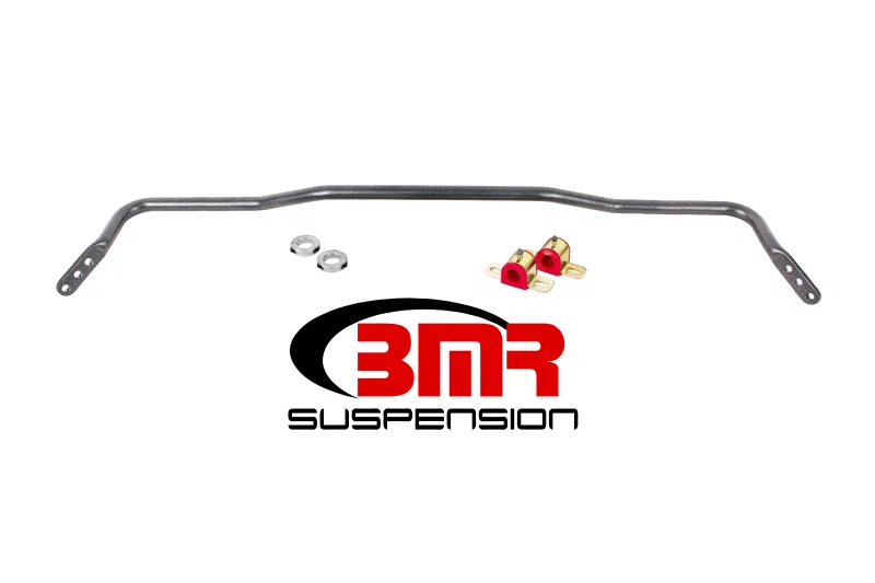 BMR Suspension SB045H, 15-17 S550 Mustang Rear Hollow 25mm 3-Hole Adj. Sway Bar Kit - Black Hammertone