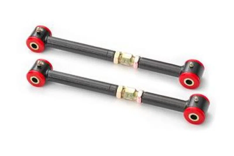 BMR Suspension TR629H, 08-14 Cadillac CTS-V Rear Adjustable Toe Rod w/ Poly Bushings - Black
