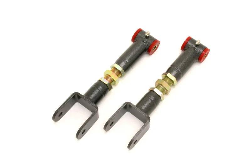 BMR Suspension UTCA007H, 78-87 G-Body Upper Control Arms On-Car Adj. (Polyurethane) - Black Hammertone