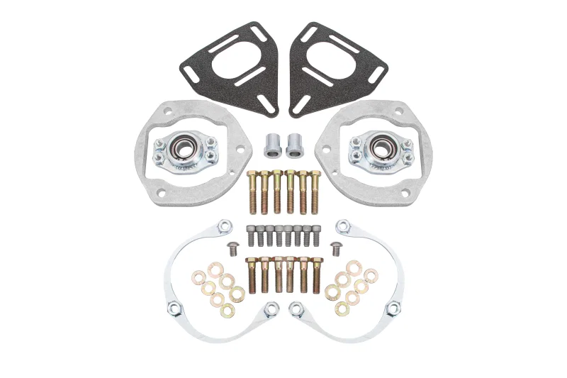 BMR Suspension WAK360H, 16-24 Chevy Camaro Caster Camber Plates - Black Hammertone