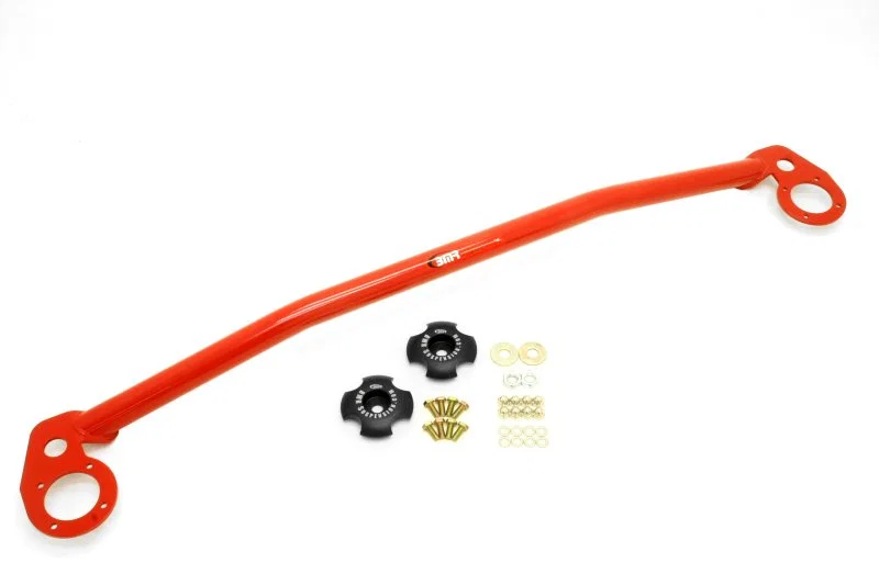 BMR Suspension STB013R, 2010 5th Gen Camaro Front 2-Point Strut Tower Brace - Red