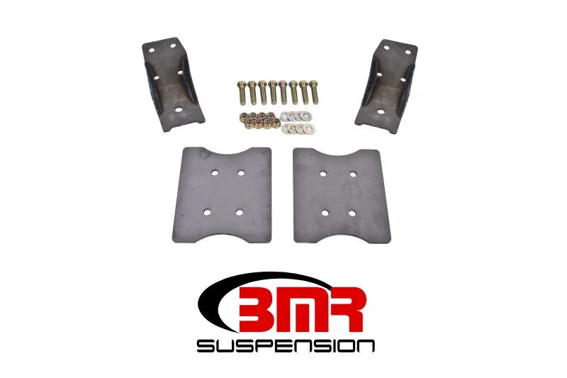 BMR Suspension TBR003, 79-04 Fox Mustang Lower Torque Box Reinforcement Plates - Natural