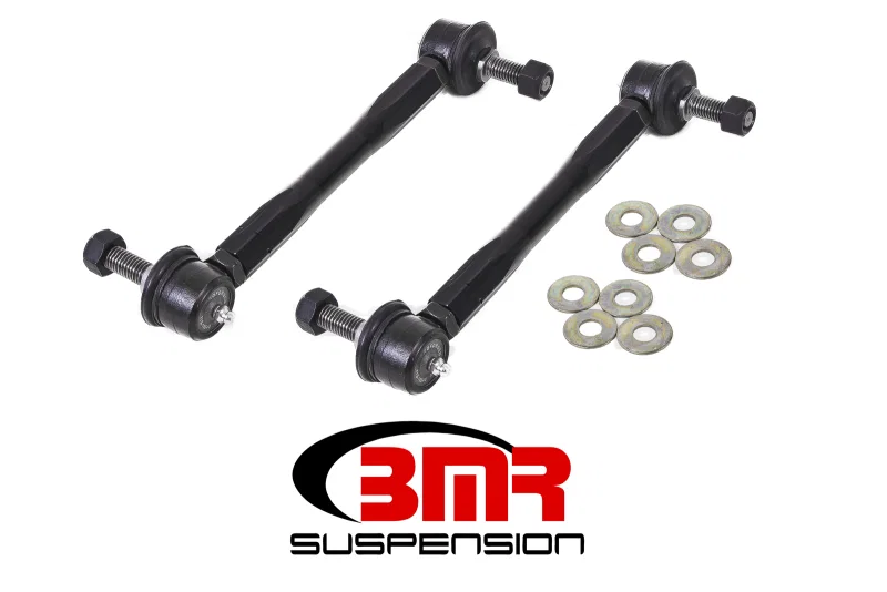 BMR Suspension ELK016, 16-17 6th Gen Camaro Front Sway Bar End Link Kit - Black