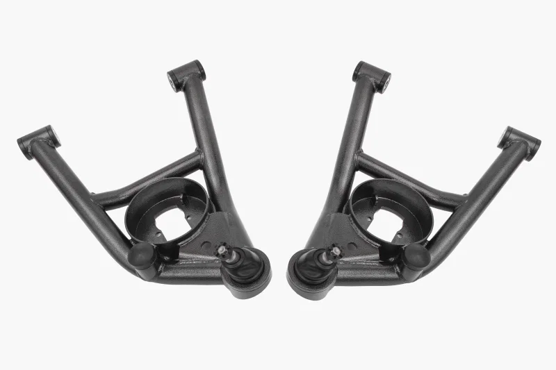 BMR Suspension AAL401H, 64-72 A-Body Non-Adj Lower A-Arms - Black Hammertone