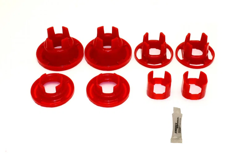 BMR Suspension BK016, 10-11 5th Gen Camaro Rear Cradle Street Version Poly Inserts Only Bushing Kit - Red