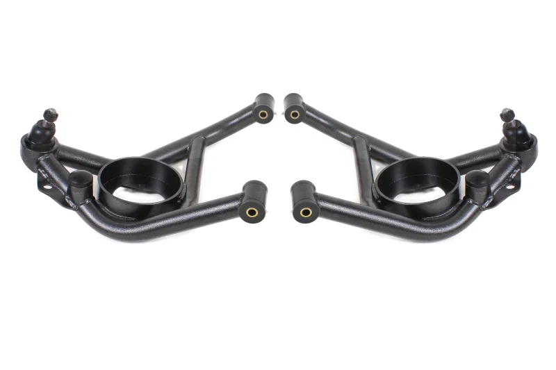 BMR Suspension AAL321H, 70-81 Chevrolet Camaro A-Arms Lower Delrin Bushings Std Ball Joint - Black Hammertone