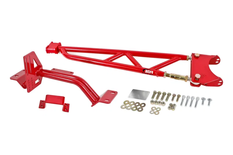 BMR Suspension TA014R, 93-02 F-Body w/o DSL Torque Arm Tunnel Mount (For Long Tube Headers) - Red