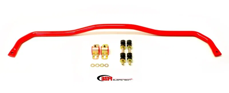 BMR Suspension SB004R, 67-69 1st Gen F-Body Front Hollow 1.25in Sway Bar Kit w/ Bushings - Red