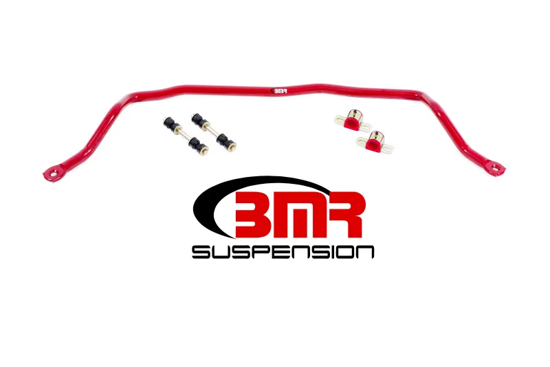BMR Suspension SB006R, 91-96 B-Body Front Solid 32mm Sway Bar Kit w/ Bushings - Red for Chevrolet