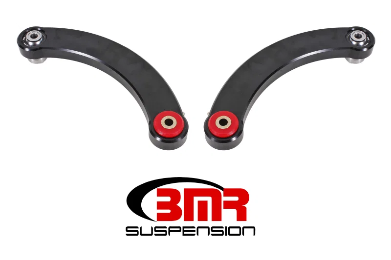 BMR Suspension UTCA057, 15-17 S550 Mustang Fixed Billet Aluminum Camber Link (Poly/Bearing) - Black
