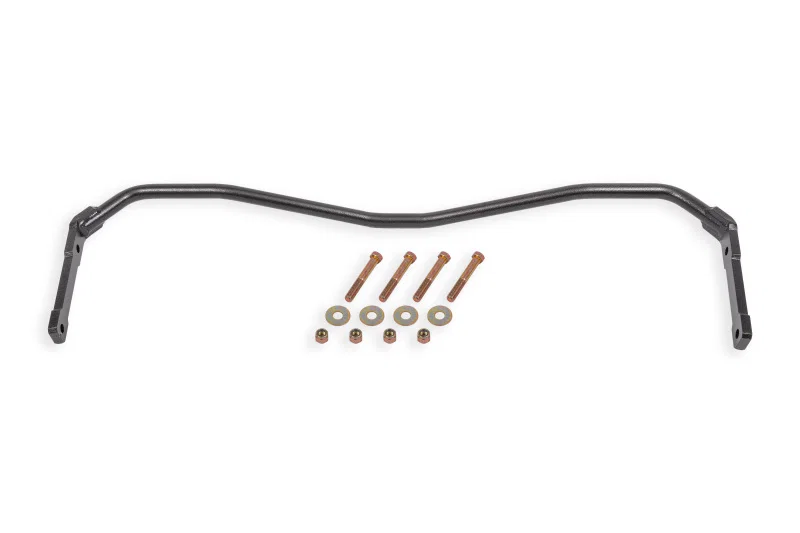 BMR Suspension SB402H, 64-72 GM A-Body 1.00in Hollow Non-Adjustable Rear Sway Bar Kit - Black Hammertone