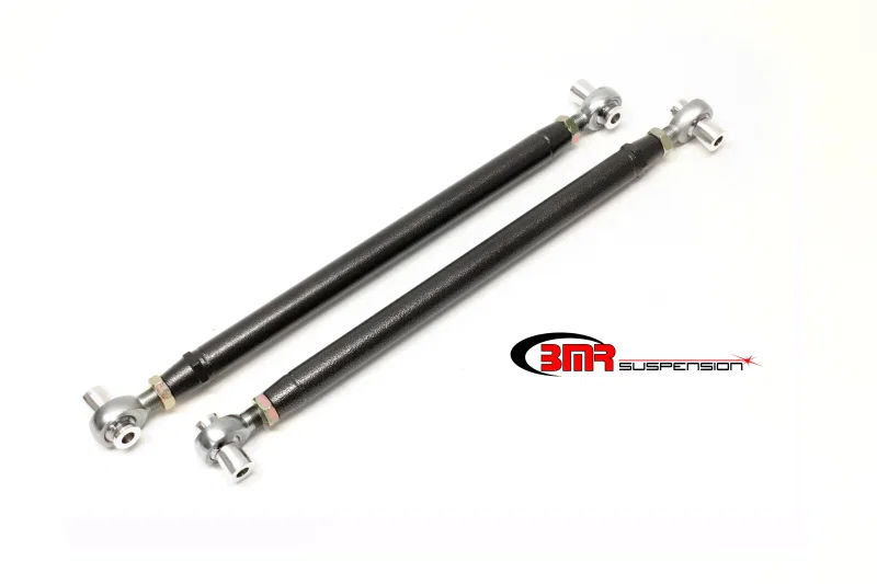 BMR Suspension TCA038H, 64-72 A-Body Double Adj. Offset Lower Control Arms - Black Hammertone