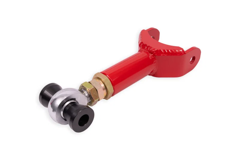BMR Suspension UCA753R, 11-14 Ford Mustang S197 Upper Control Arm DOM On-Car Adj. Rod End - Red
