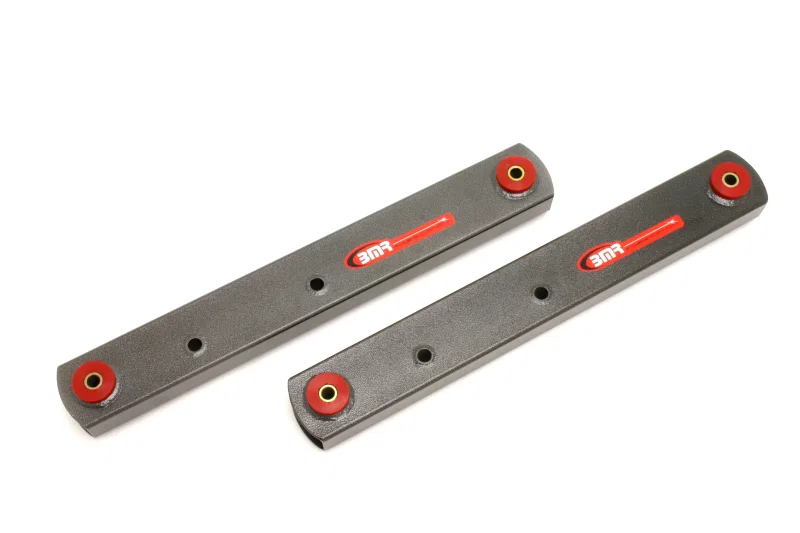 BMR Suspension BCA003H, 78-87 G-Body Non-Adj. Boxed Lower Control Arms (Polyurethane) - Black Hammertone