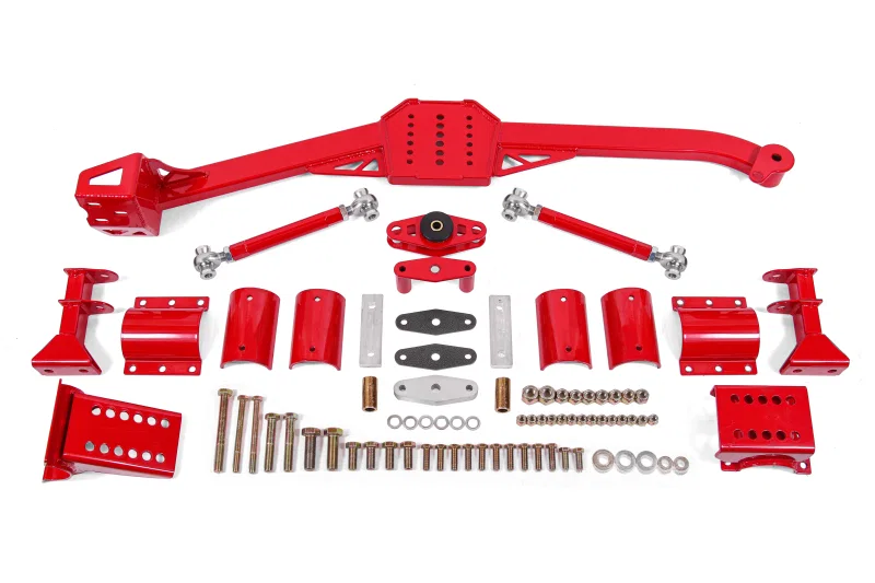 BMR Suspension WL330R, 82-92 3rd Gen F-Body Body Mount Watts Link Rod Ends - Red
