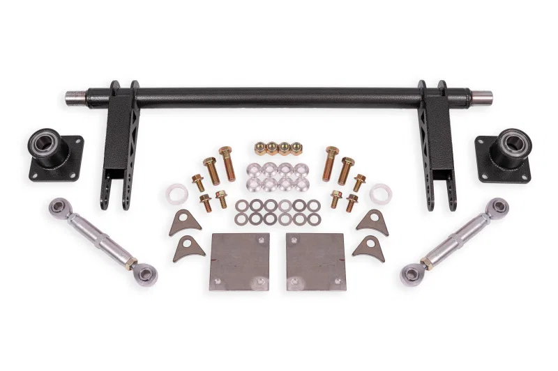 BMR Suspension ARB732H, 79-04 Ford Mustang 1.375in Rear Weld-on Anti-roll Bar Kit Hollow - Black Hammertone