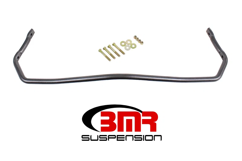 BMR Suspension SB021H, 78-87 G-Body Rear Solid 1.0in Sway Bar Kit - Black Hammertone