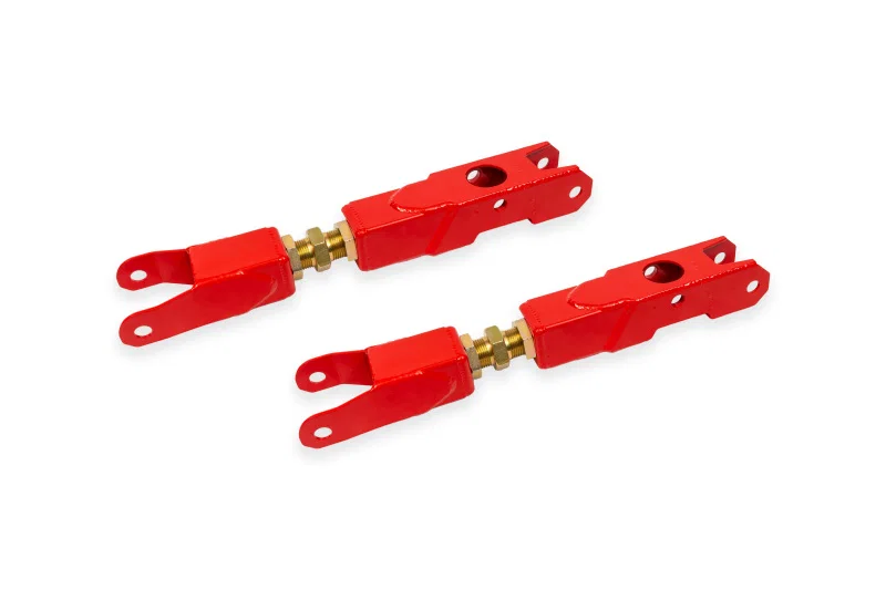 BMR Suspension LCA362R, 16-24 Chevrolet Camaro (6th Gen) Adjustable Rear Lower Control Arm - Red