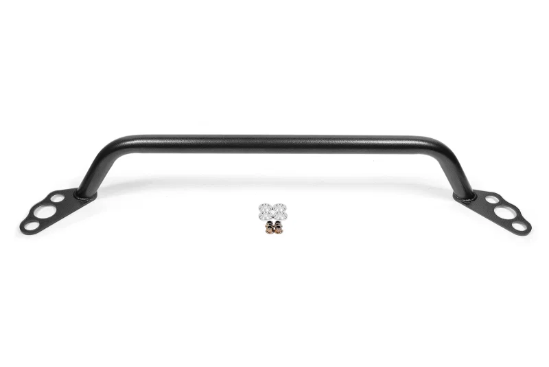 BMR Suspension STB112H, 08-18 Dodge Challenger Rear Strut Tower Brace - Black Hammertone