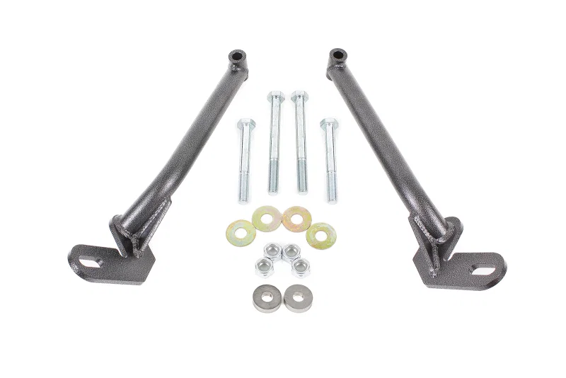 BMR Suspension RB003H, 78-87 G-Body Control Arm Reinforcement Braces - Black Hammertone