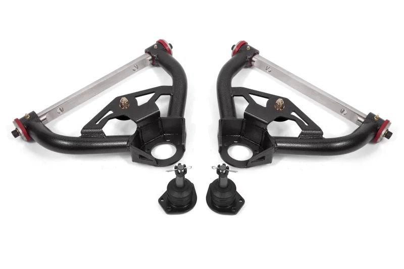 BMR Suspension AA012H, 78-87 G-Body Non-Adj. Upper A-Arms (Polyurethane) - Black Hammertone