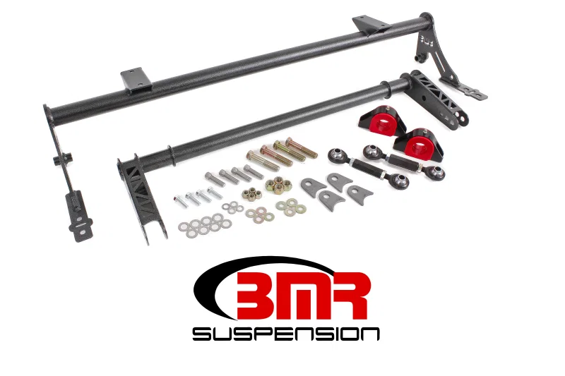 BMR Suspension XSB005H, 05-14 S197 Mustang Rear Bolt-On Hollow 35mm Xtreme Anti-Roll Bar Kit (Poly) - Black Hammertone