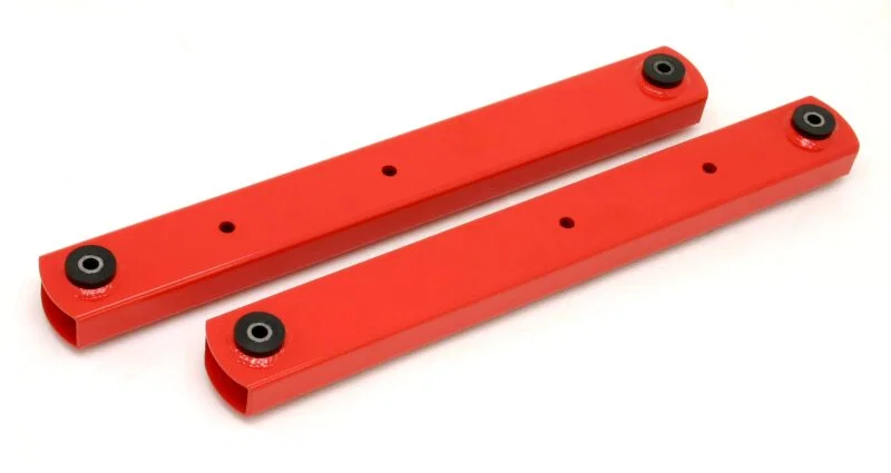 BMR Suspension BCA005R, 64-72 A-Body Non-Adj. Boxed Lower Control Arms (Polyurethane) - Red