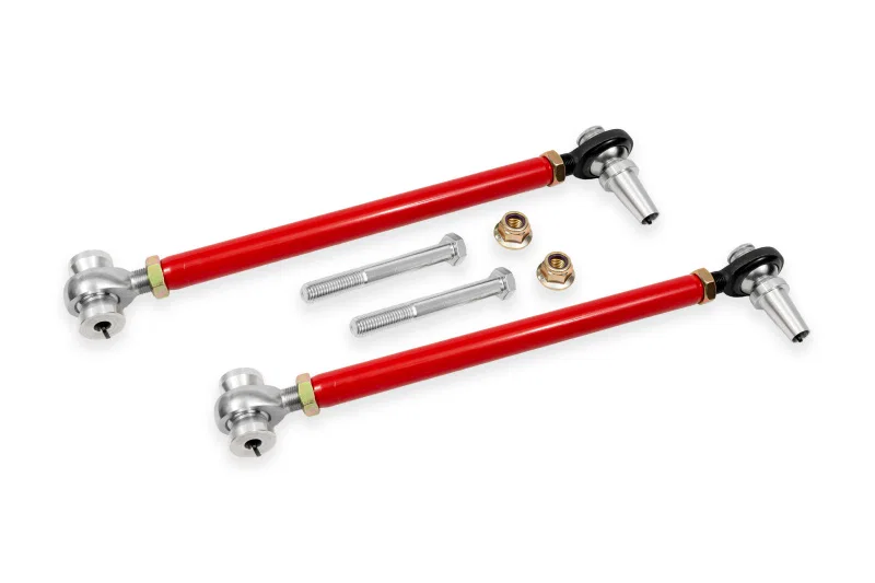 BMR Suspension FLC363R, 16-24 Chevrolet Camaro Double Adj. Front Lower Control Arms w/ Rod Ends - Red
