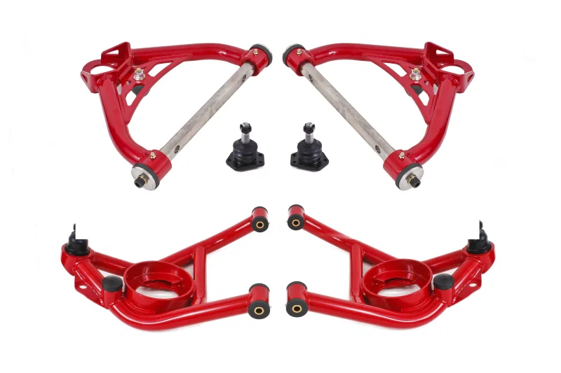 BMR Suspension AAK321R, 70-81 GM F-Body / 75-79 GM X-Body Non-Adjustable A-Arm Kit - Red