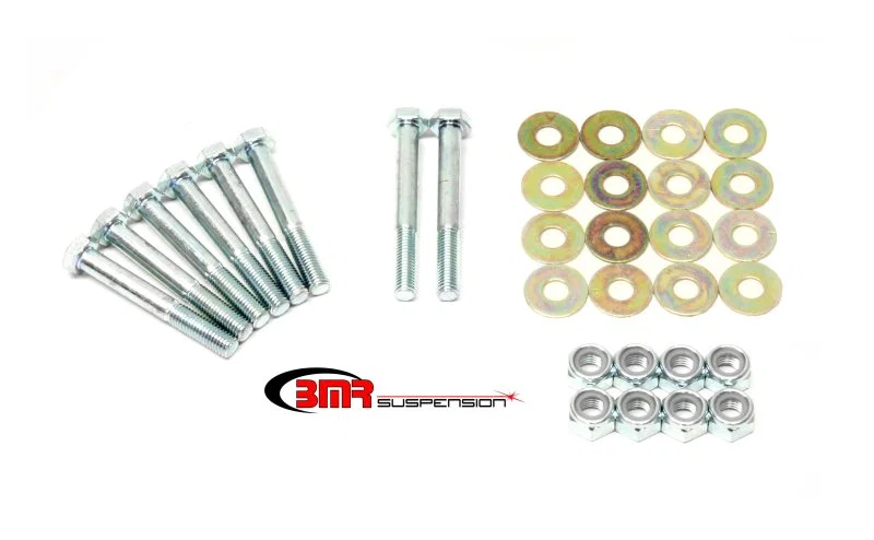 BMR Suspension RH003, 78-87 G-Body Control Arm Hardware Kit Rear Upper And Lower - Zinc plated