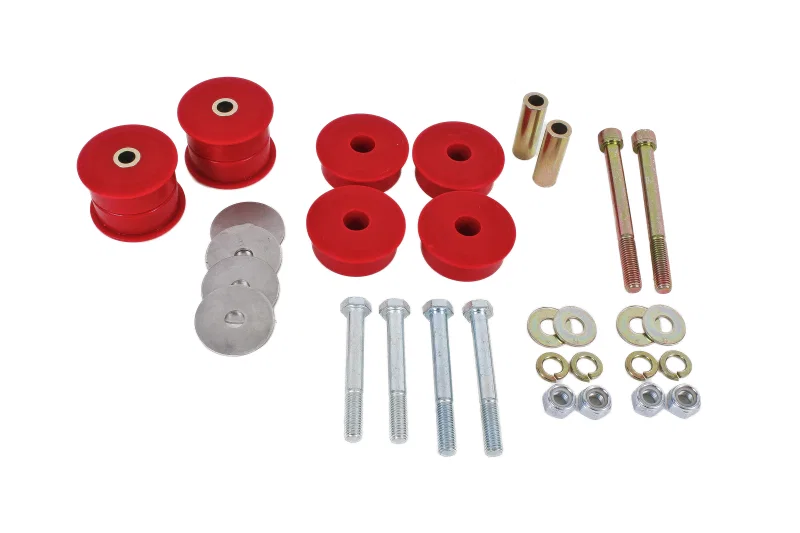 BMR Suspension BK049, 15-17 S550 Mustang Differential Bushing Kit (Polyurethane) - Red