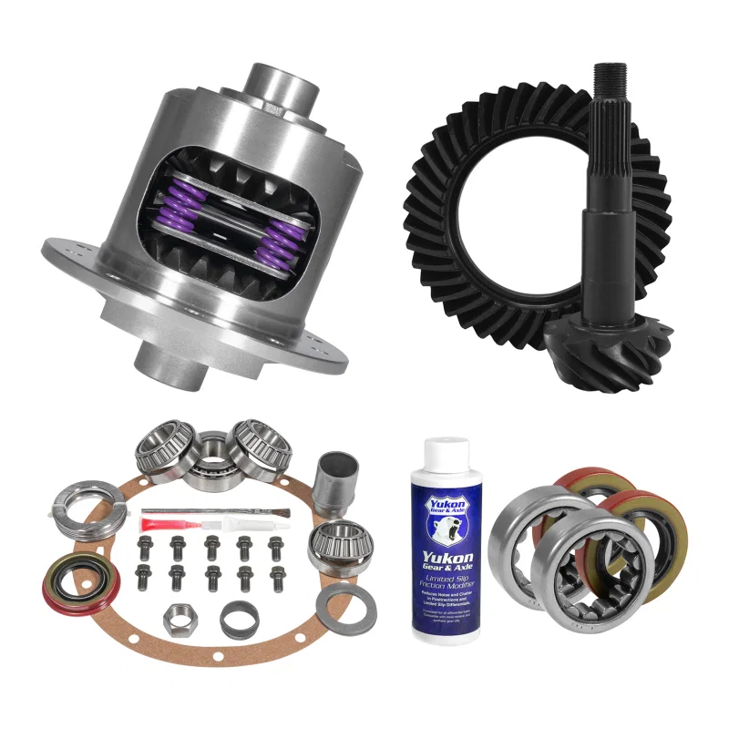 Yukon Gear & Axle YGK2328, 70-72 Chevrolet Monte Carlo Limited Slip & Re-Gear Kit - 8.2in 25 Spline 4.11 Ratio
