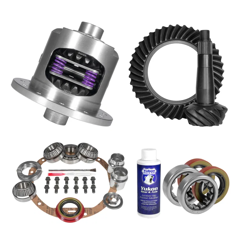 Yukon Gear & Axle YGK2319, 67-72 Chevrolet Camaro Limited Slip & Re-Gear Kit - 30 Spline 3.08 Ratio