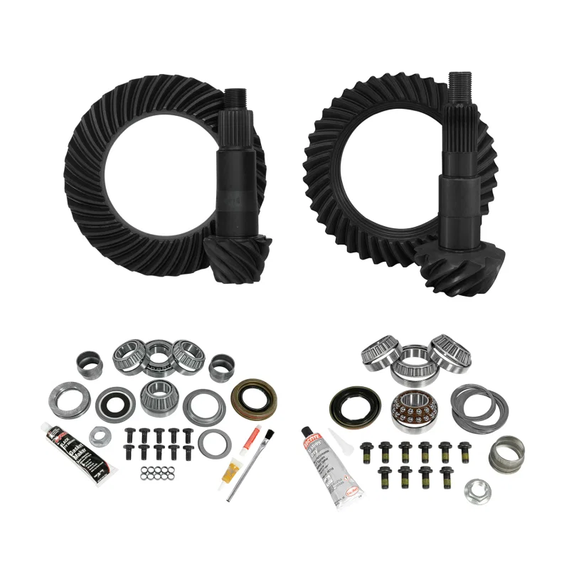 Yukon Gear & Axle YGK077, 18-22 Jeep Wrangler Re-Gear and Install Kit, D30 front/D44 rear 4.11 Ratio