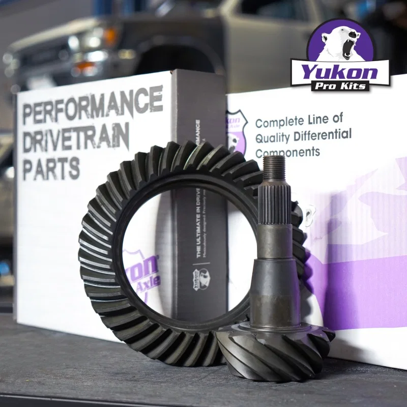 Yukon Gear & Axle YGK2142, 10.5in Ford 4.56 Rear Ring & Pinion Install Kit 35 Spline Positraction