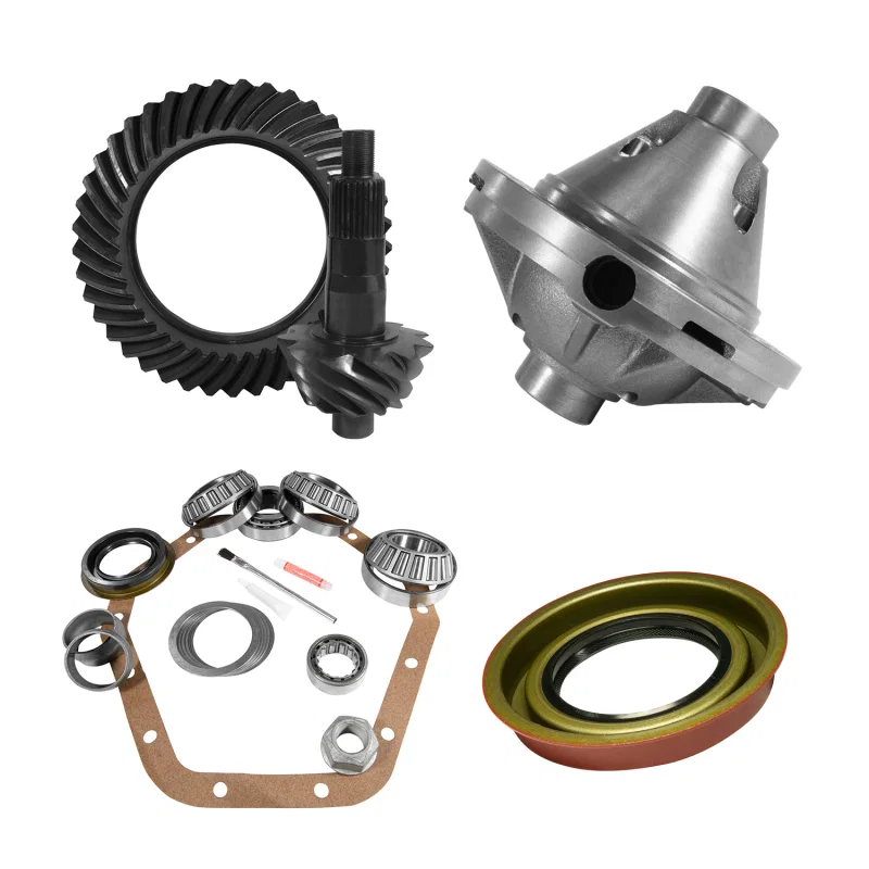 Yukon Gear & Axle YGK2128, 10.5in GM 14 Bolt 4.88 Rear Ring & Pinion Install Kit 30 Spline Positraction