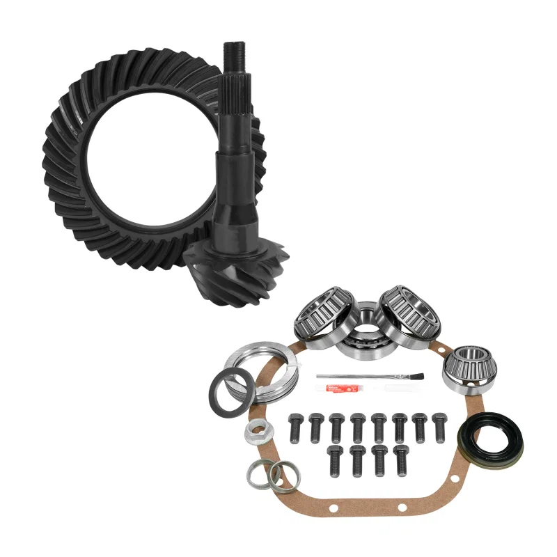 Yukon Gear & Axle YGK2138, 10.5in Ford 4.56 Rear Ring & Pinion Install Kit