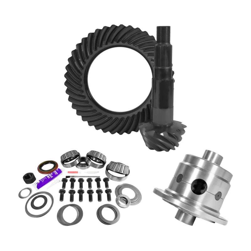 Yukon Gear & Axle YGK2164, 11.25in Dana 80 3.54 Rear Ring & Pinion Install Kit 35 Spline Positraction 4.125in BRG