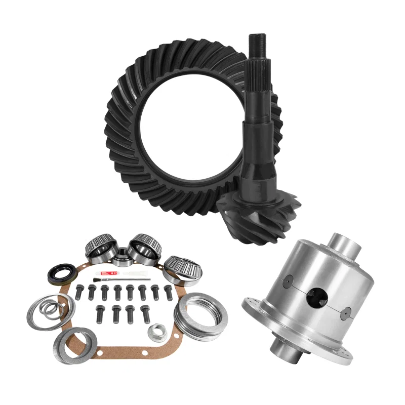 Yukon Gear & Axle YGK2141, 10.5in Ford 4.30 Rear Ring & Pinion Install Kit 35 Spline Positraction