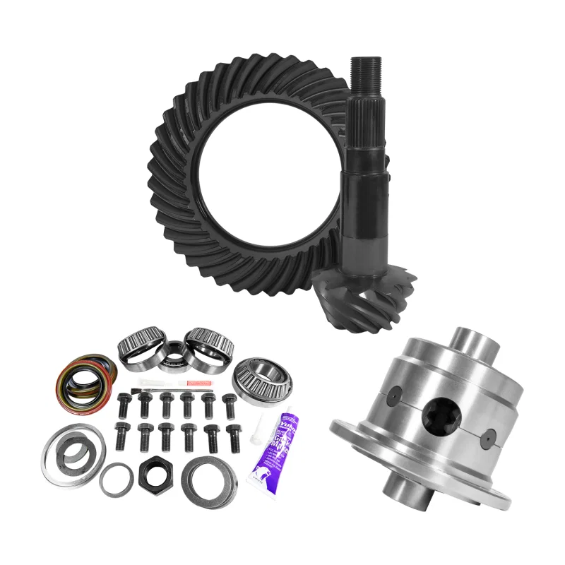 Yukon Gear & Axle YGK2178, 11.25in Dana 80 3.54 Rear Ring & Pinion Install Kit 35 Spline Positraction 4.375in BRG for Ford F-350 Super Duty