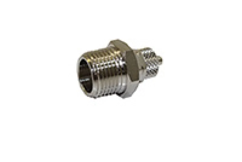 Snow Performance SNO-82081R, 3/8in NPT - 1/4 Quick Connect Straight Res Fitting