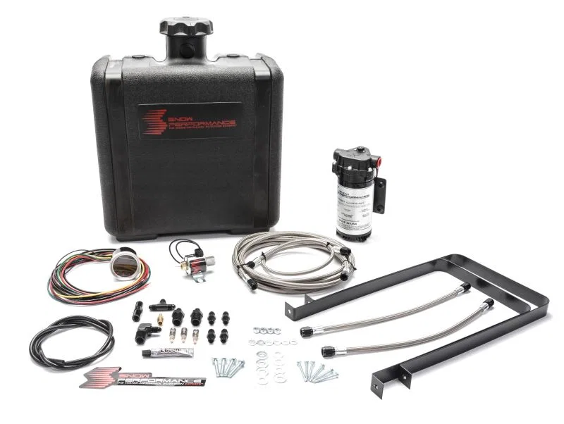 Snow Performance SNO-430-BRD, Chevy/GMC Stg 2 Boost Cooler Water Injection Kit (SS Braided Line 4AN Fittings)